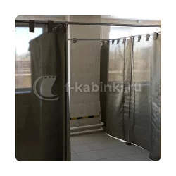 Экранирующие шторы из металлизированной ткани 1П16-Н5